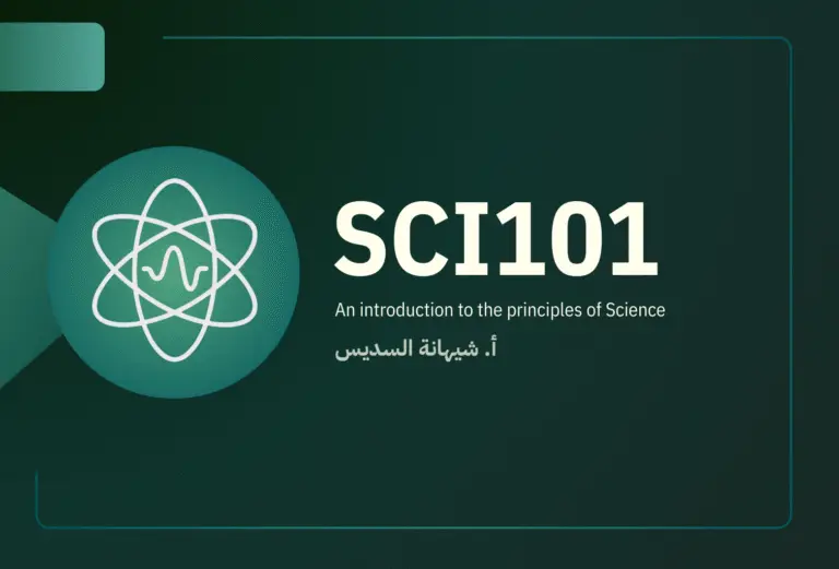SCI101: An introduction to the principles of Science