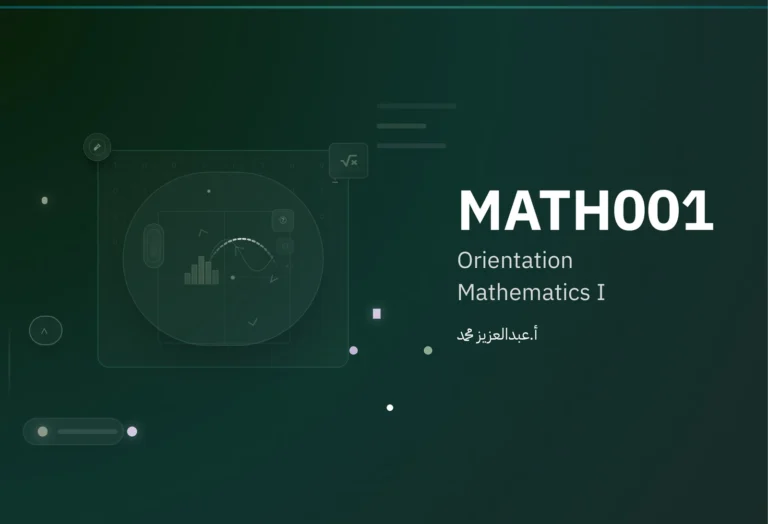 MATH001: Orientation Mathematics 1