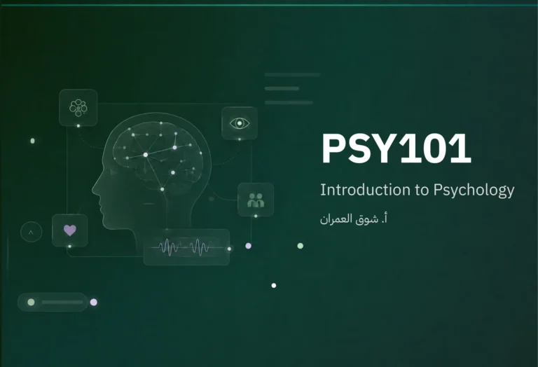 PSY101: Introduction to Psychology